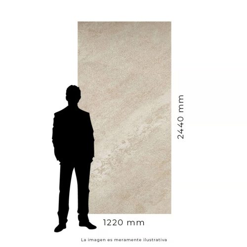 Placas UV Porfido Beige simil piedra - Imagen 4