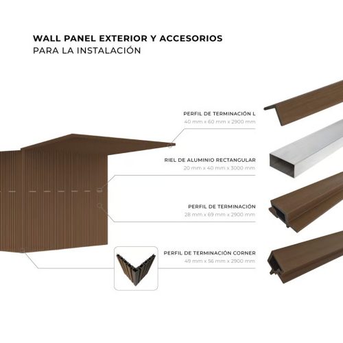 Revestimiento Exterior WallPanel Wpc Black Antique - Imagen 5