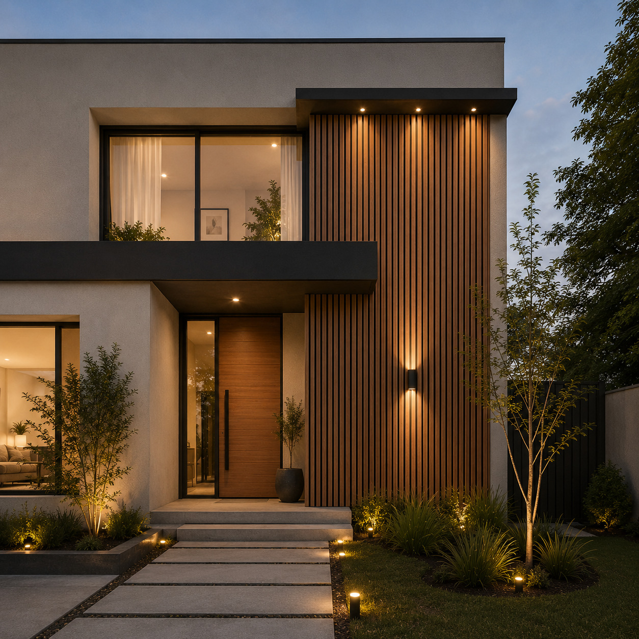 Revestimiento Exterior WallPanel Wpc Marrón Mascabo - Imagen 2