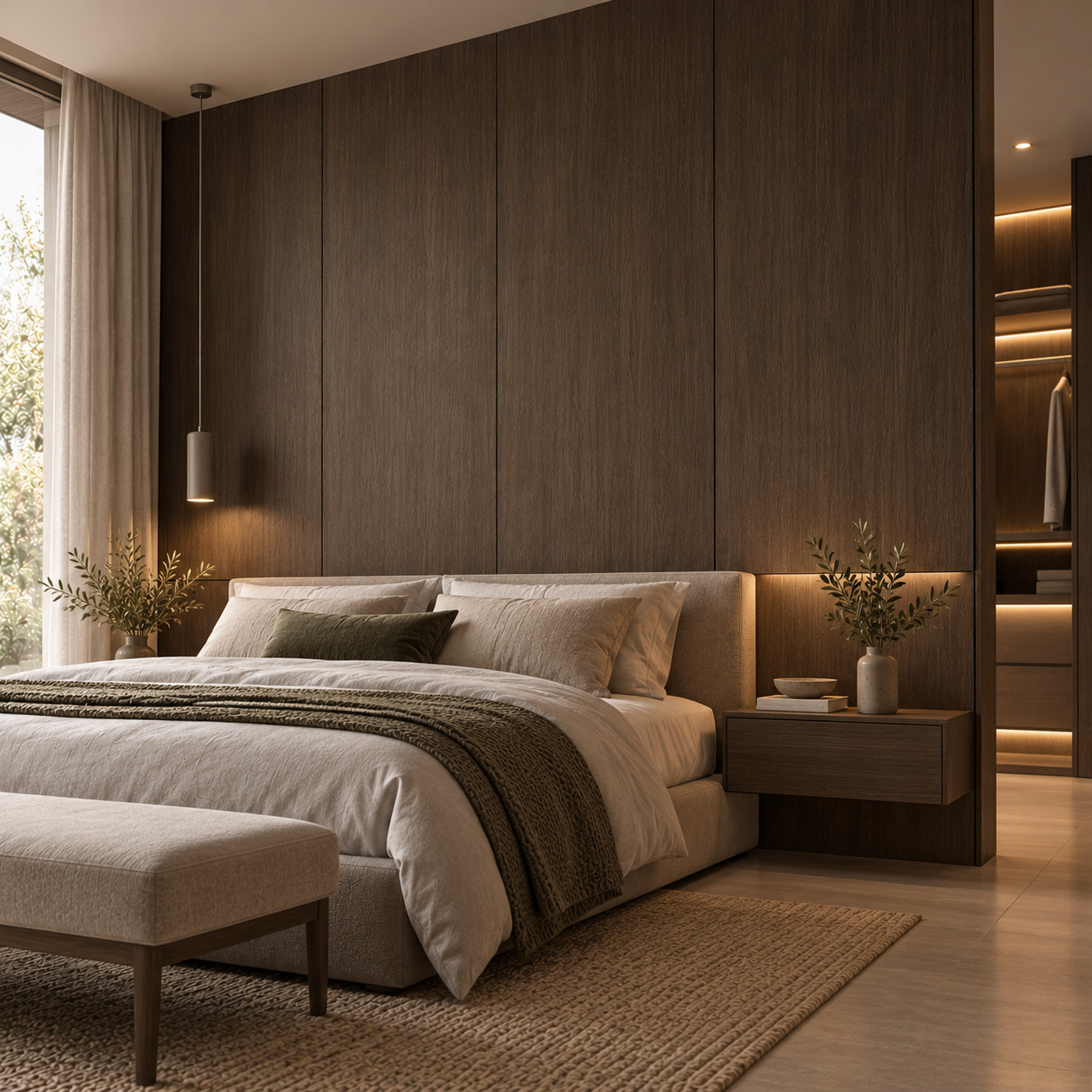 Flat Panel Wood Noce - Imagen 2